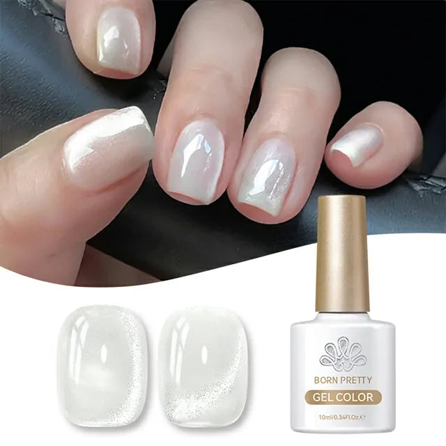 Born Pretty Crystal Cat Magnetic Gel Polish Milky Cat MY42 (10ml)