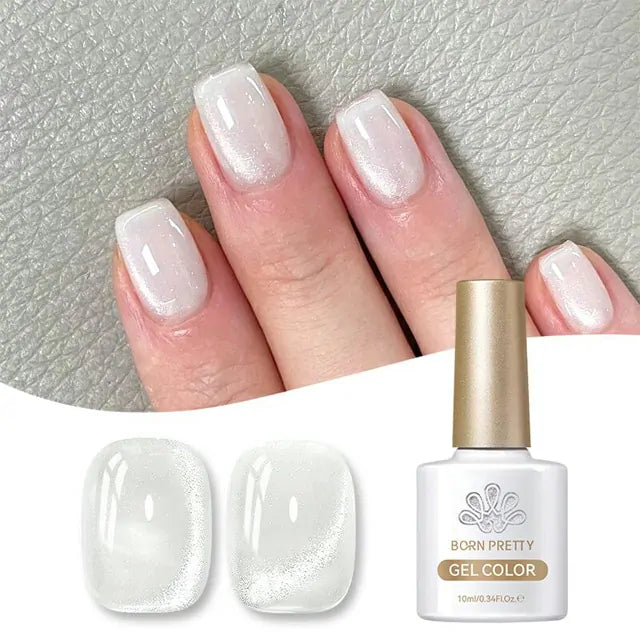 Born Pretty Crystal Cat Magnetic Gel Polish Milky Cat MY42 (10ml)