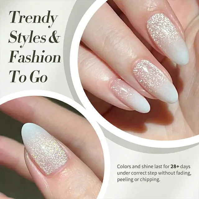 Born Pretty Crystal Cat Magnetic Gel Polish Milky Cat MY42 (10ml)