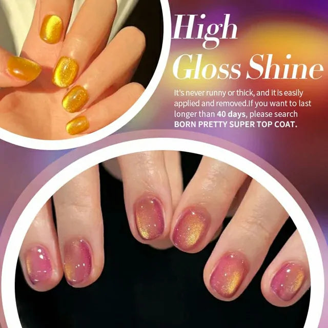 Born Pretty Fantasy Island Colored Cat Magnetic Gel Polish MY17 (10ml)