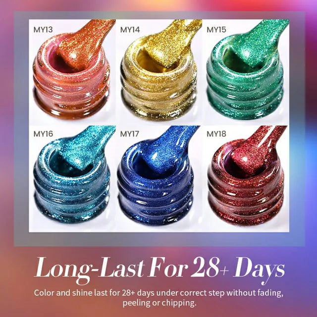 Born Pretty Fantasy Island Colored Cat Magnetic Gel Polish MY17 (10ml)