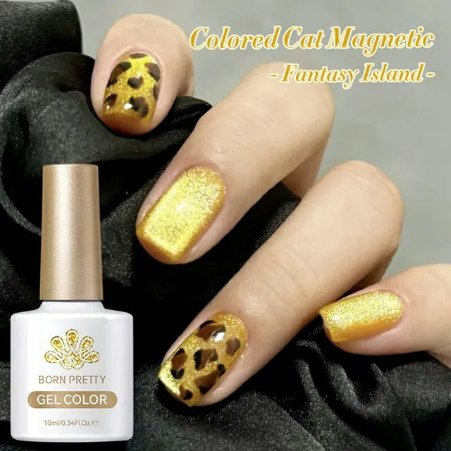 Born Pretty Fantasy Island Colored Cat Magnetic Gel Polish MY14 (10ml)