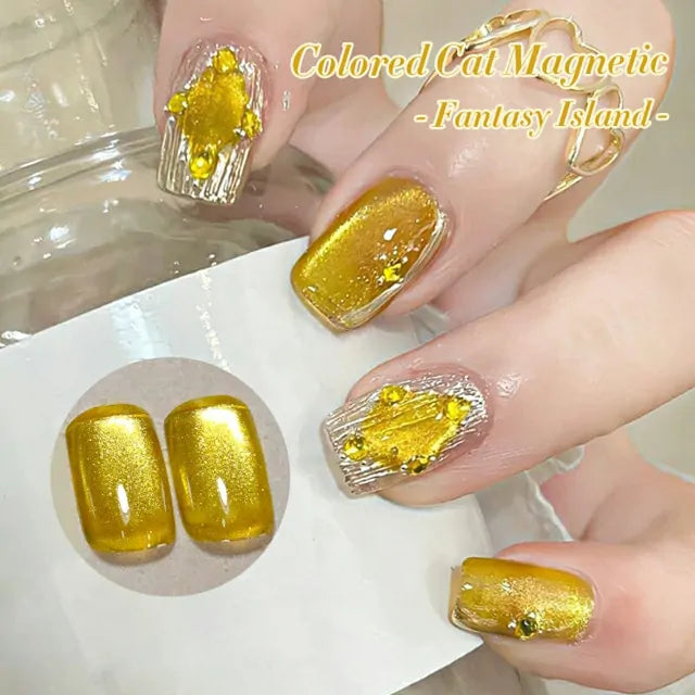 Born Pretty Fantasy Island Colored Cat Magnetic Gel Polish MY14 (10ml)