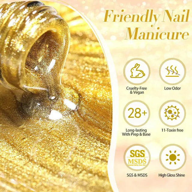 Born Pretty Fantasy Island Colored Cat Magnetic Gel Polish MY14 (10ml)