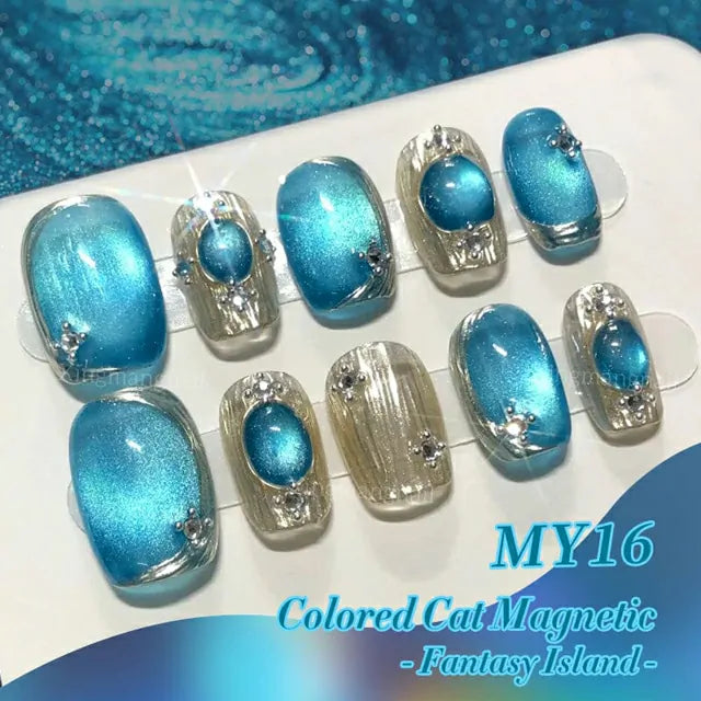 Born Pretty Fantasy Island Colored Cat Magnetic Gel Polish MY16 (10ml)
