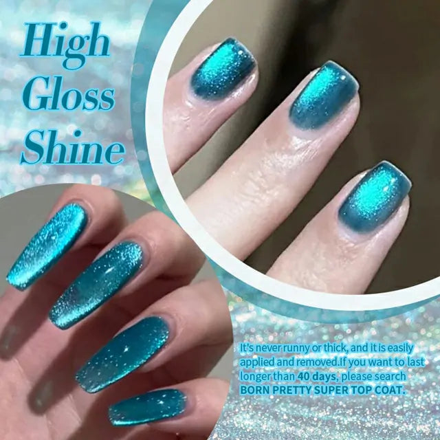 Born Pretty Fantasy Island Colored Cat Magnetic Gel Polish MY16 (10ml)