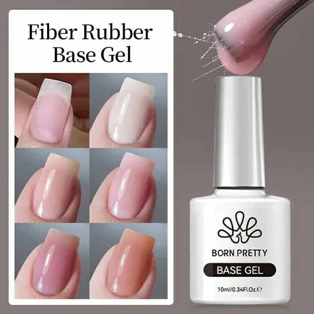 Born Pretty Fiber Rubber Base Gel Nude FB06 (10ml)