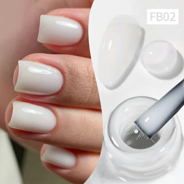 Born Pretty Fiber Rubber Base Gel Milky White FB02 (10ml)