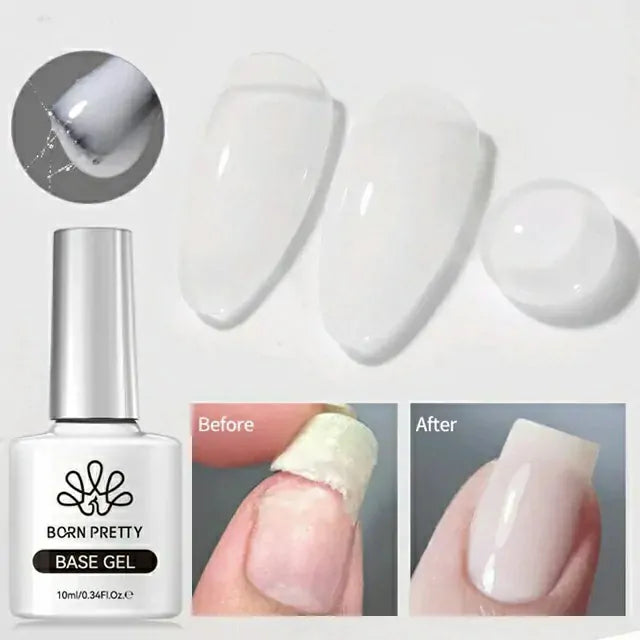 Born Pretty Fiber Rubber Base Gel Milky White FB02 (10ml)