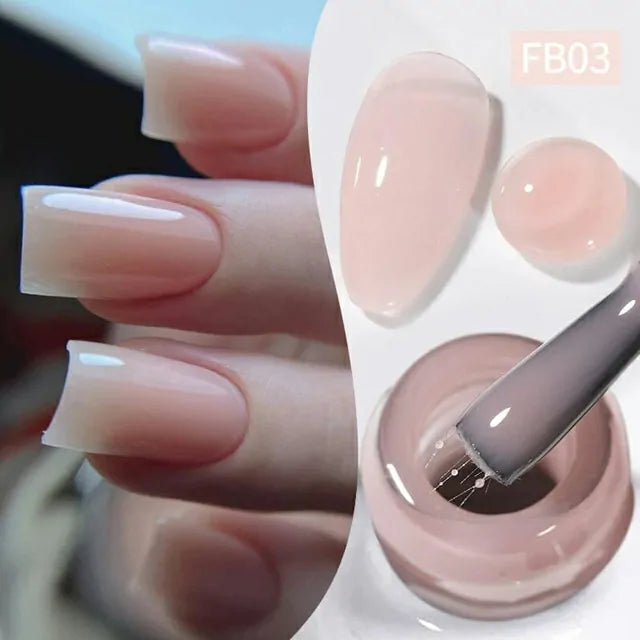 Born Pretty Fiber Rubber Base Gel Soft Pink FB03 (10ml)