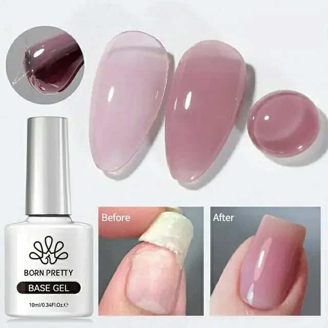 Born Pretty Fiber Rubber Base Gel Purplish Pink FB05 (10ml)