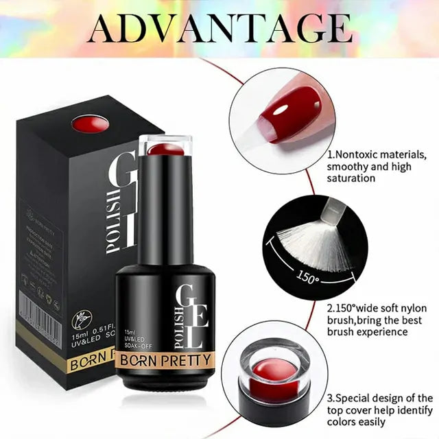 Born Pretty Gel Polish BG017 (15ml)
