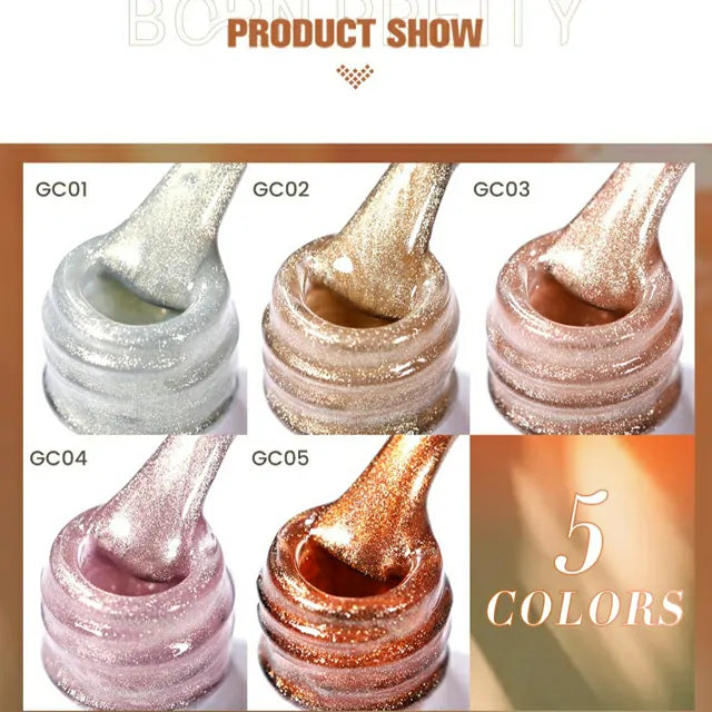 Born Pretty Gold Cat Magnetic Gel Nail Polish GC05 (10ml)