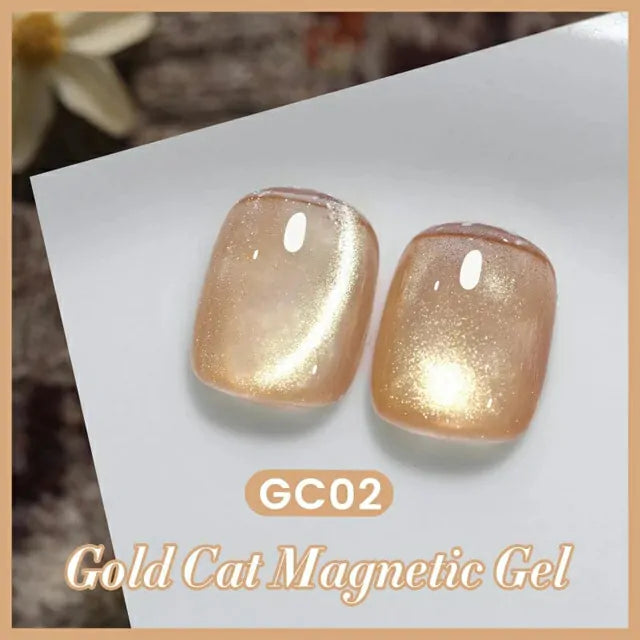 Born Pretty Gold Cat Magnetic Gel Nail Polish GC02 (10ml)