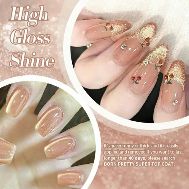 Born Pretty Gold Cat Magnetic Gel Nail Polish GC03 (10ml)
