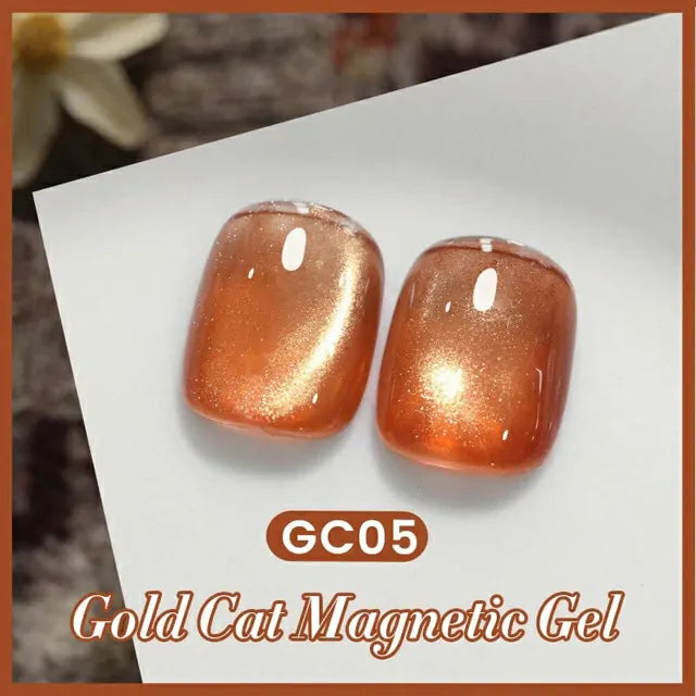 Born Pretty Gold Cat Magnetic Gel Nail Polish GC05 (10ml)