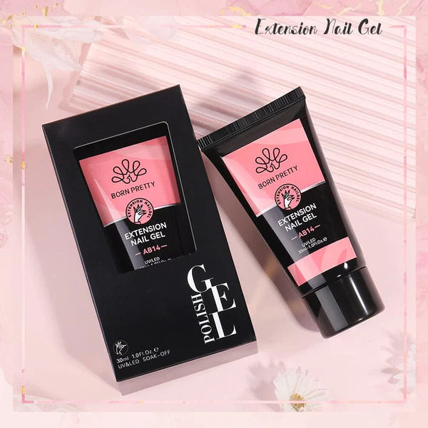 Born Pretty Jelly Nude Nail Extension Poly Gel AB19 (30ml)