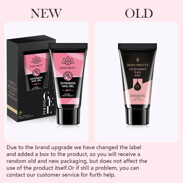 Born Pretty Jelly Nude Nail Extension Poly Gel AB19 (30ml)