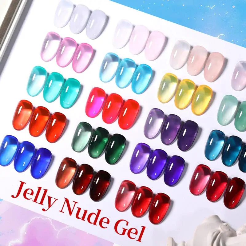 Born Pretty Jelly Nude Translucent Gel Nail Polish BG088 (15ml)