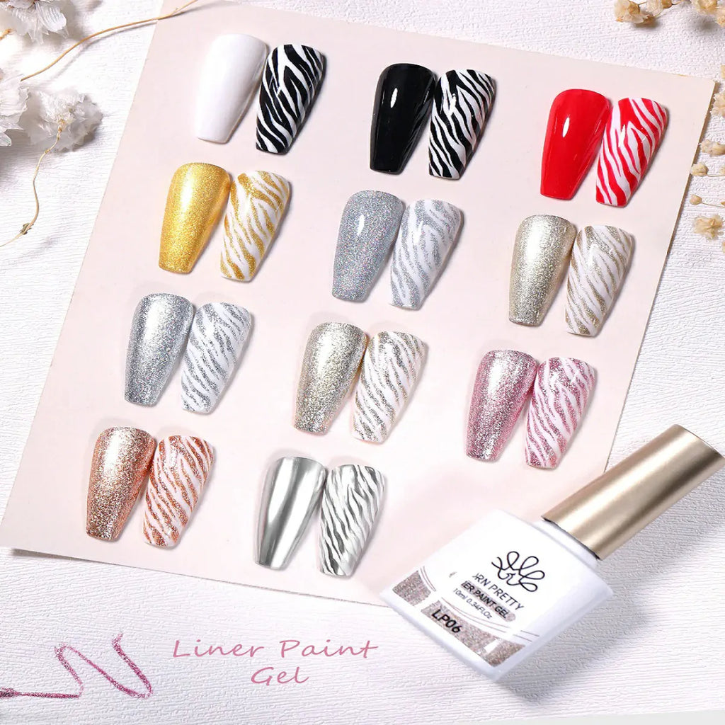 Born Pretty Liner Paint Gel Yellow LP04 (10ml)