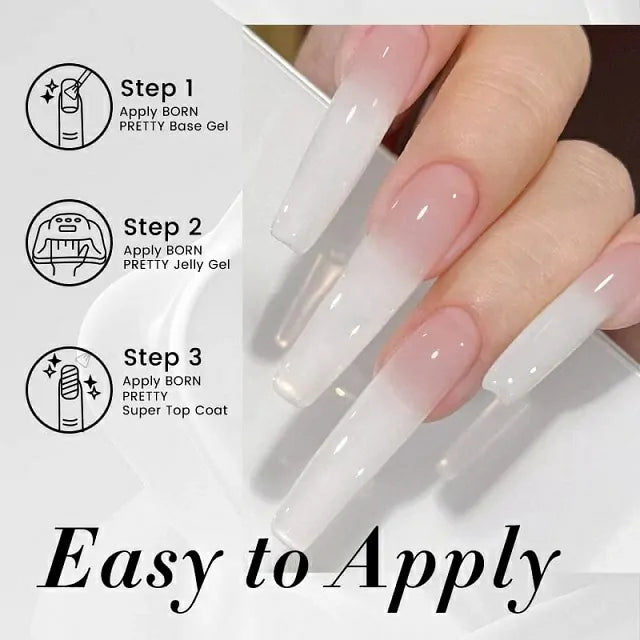Born Pretty Milky Jelly White Gel (10ml)