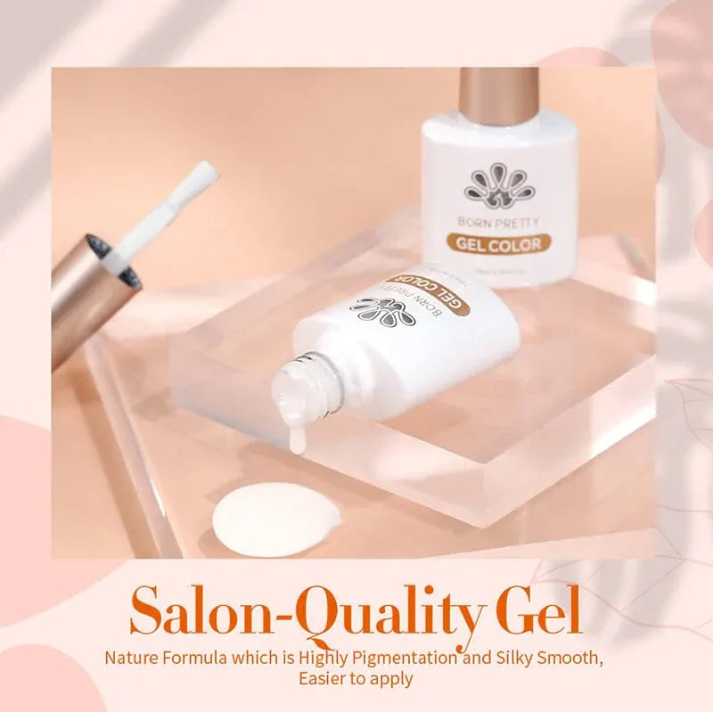 Born Pretty Milky Jelly White Gel (10ml)
