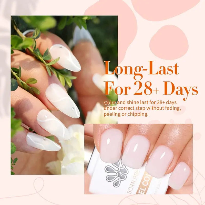 Born Pretty Milky Jelly White Gel (10ml)