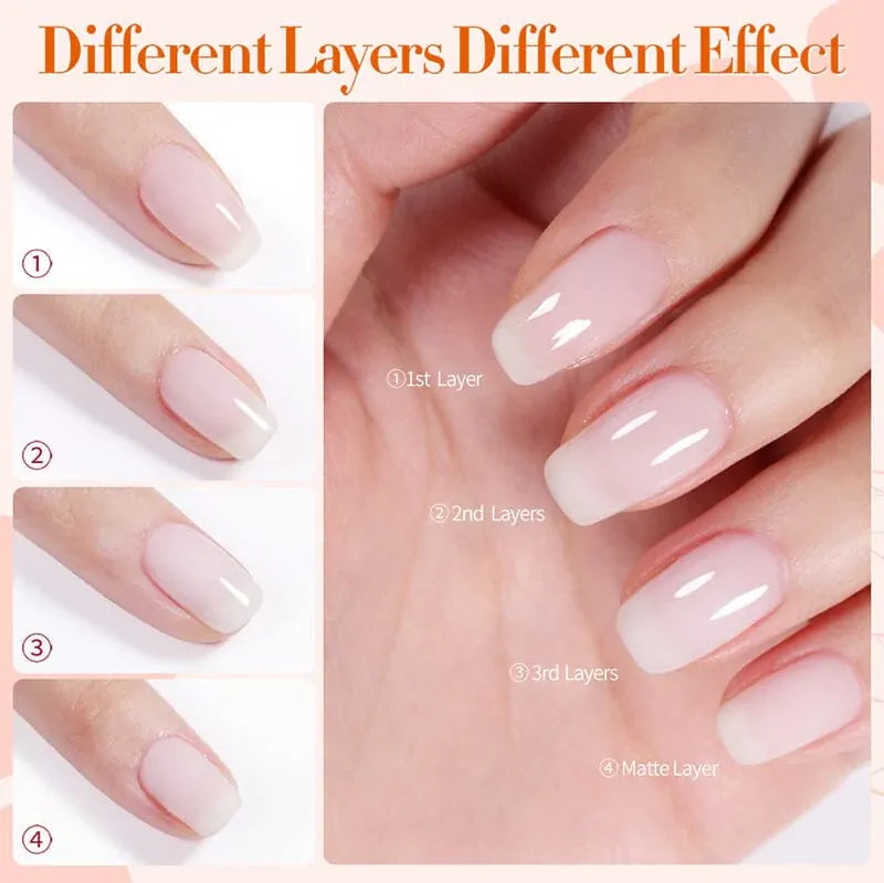 Born Pretty Milky Jelly White Gel (10ml)