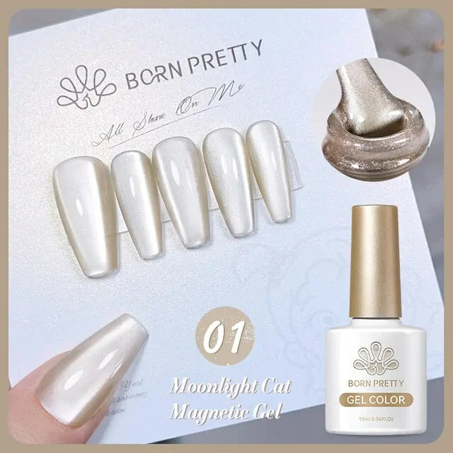 Born Pretty Moonlight Cat Magnetic Gel Polish 01 (10ml)