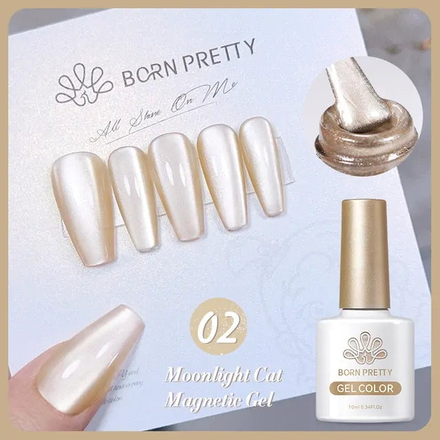 Born Pretty Moonlight Cat Magnetic Gel Polish 02 (10ml)