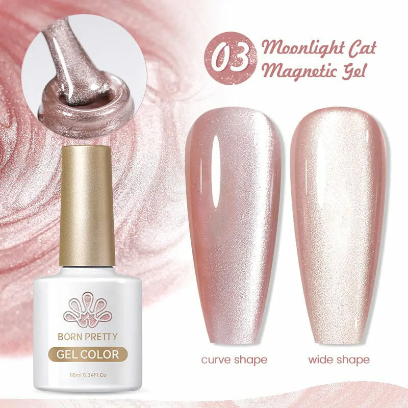 Born Pretty Moonlight Cat Magnetic Gel Polish 03 (10ml)