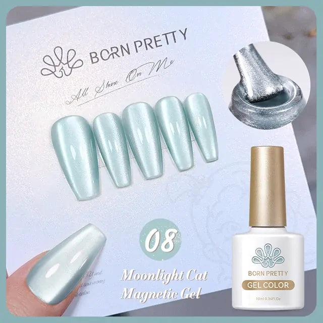 Born Pretty Moonlight Cat Magnetic Gel Polish 08 (10ml)