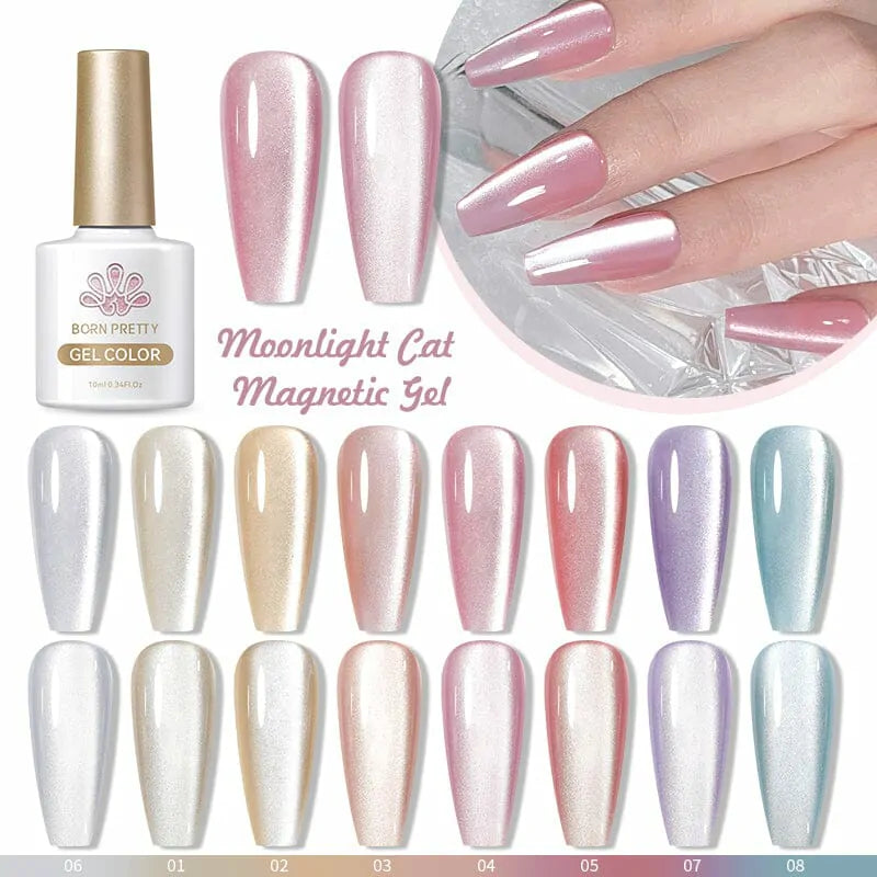 Born Pretty Moonlight Cat Magnetic Gel Polish 08 (10ml)