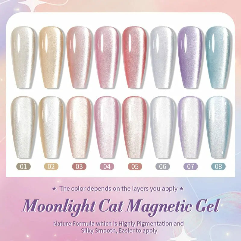 Born Pretty Moonlight Cat Magnetic Gel Polish 08 (10ml)