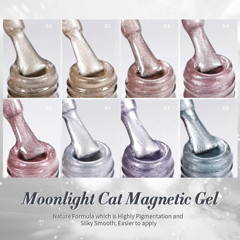 Born Pretty Moonlight Cat Magnetic Gel Polish 08 (10ml)