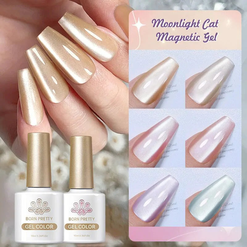 Born Pretty Moonlight Cat Magnetic Gel Polish 08 (10ml)
