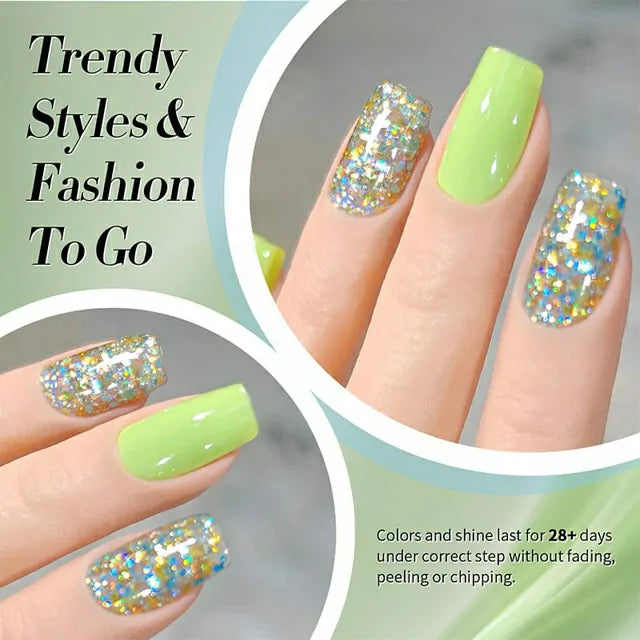 Born Pretty Multicolor Sequins Glitter Gel Polish Hummingbird SG02 (10ml)