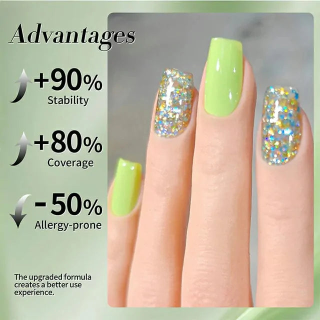 Born Pretty Multicolor Sequins Glitter Gel Polish Hummingbird SG02 (10ml)