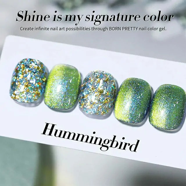 Born Pretty Multicolor Sequins Glitter Gel Polish Hummingbird SG02 (10ml)