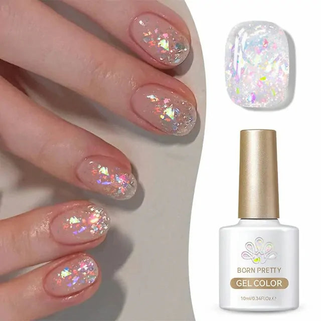 Born Pretty Multicolor Sequins Glitter Gel Polish Rippling Dream SG01 (10ml)