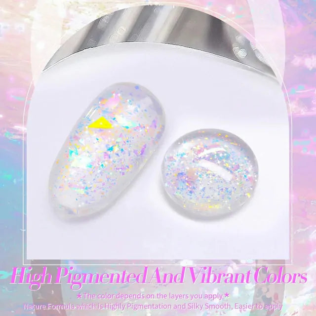 Born Pretty Multicolor Sequins Glitter Gel Polish Rippling Dream SG01 (10ml)