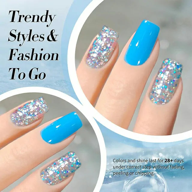 Born Pretty Multicolor Sequins Glitter Gel Polish Stained Glass SG03 (10ml)