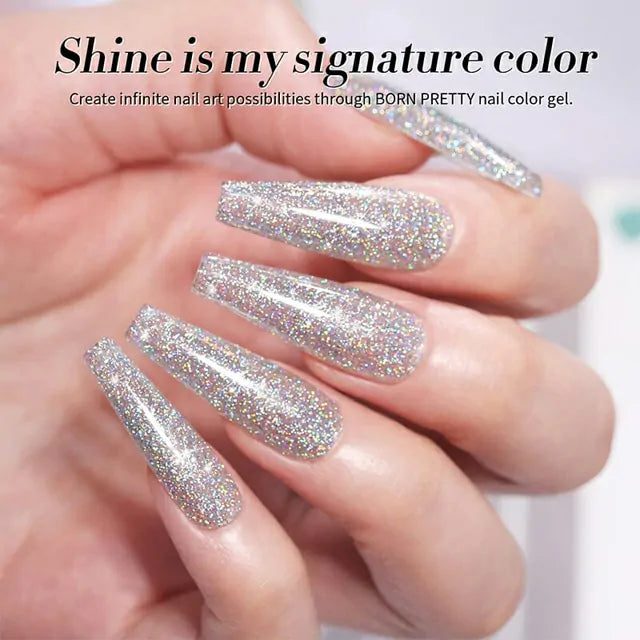 Born Pretty Multicolor Shinny Glitter Gel Polish Super Laser LS01 (10ml)