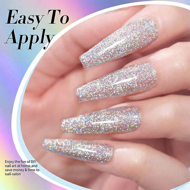 Born Pretty Multicolor Shinny Glitter Gel Polish Super Laser LS01 (10ml)