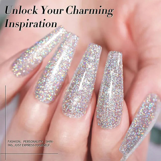 Born Pretty Multicolor Shinny Glitter Gel Polish Super Laser LS01 (10ml)