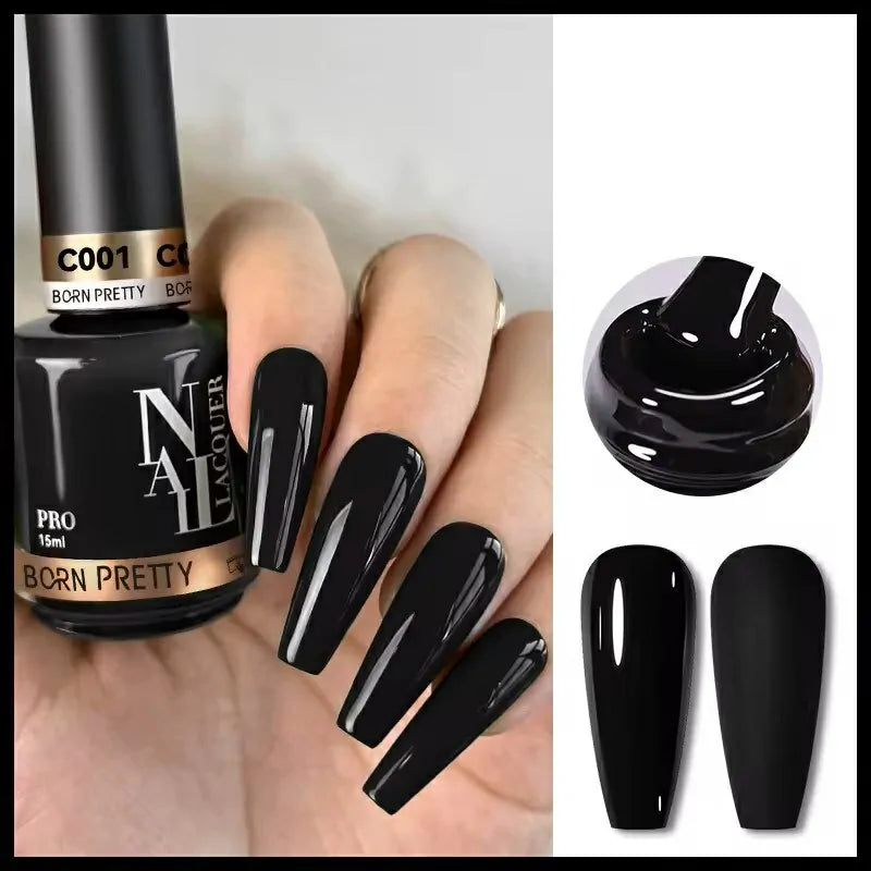 Born Pretty Nail Lacquer (15ml) Black