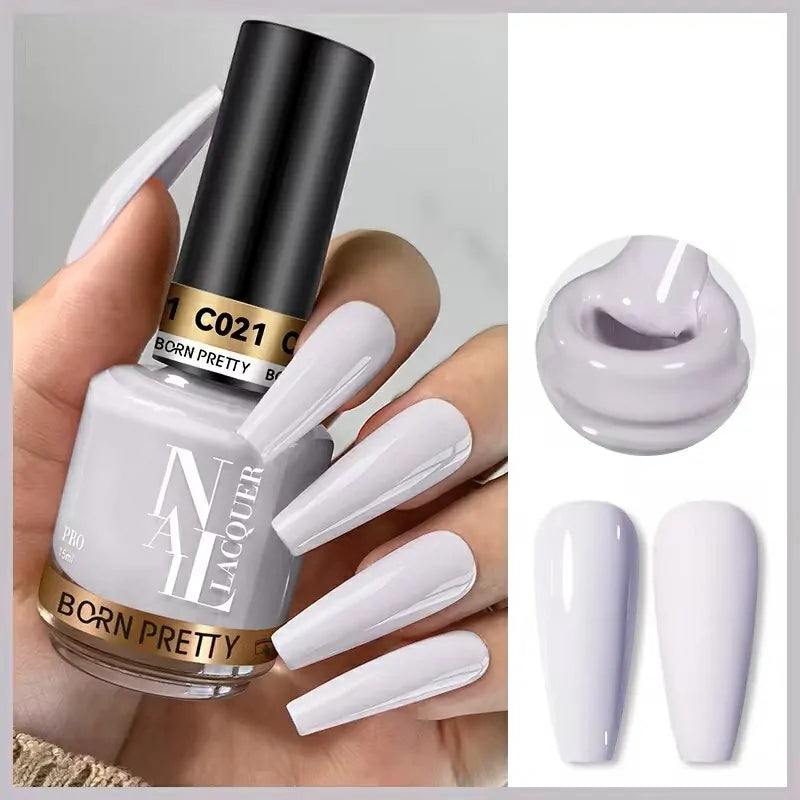 Born Pretty Nail Lacquer (15ml) Lavender Grey