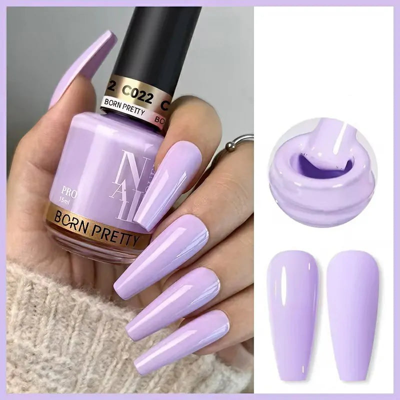 Born Pretty Nail Lacquer (15ml) Languid Lavender