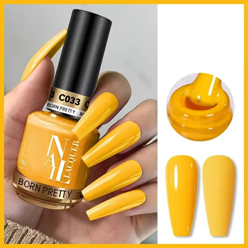 Born Pretty Nail Lacquer (15ml) Yellow Orange