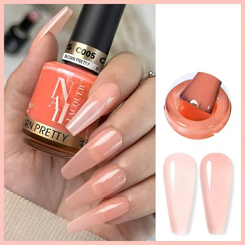 Born Pretty Nail Lacquer (15ml) Jelly Pale Pink